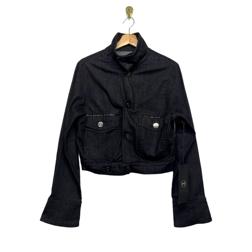NWT STROM Oryx Eisenhower Jacket Black Rinse M/L